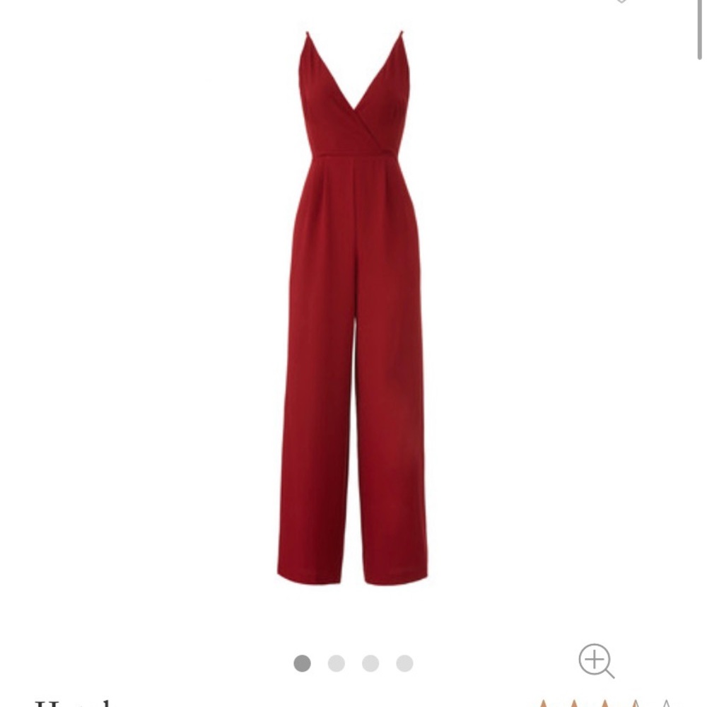 Wine jumpsuit